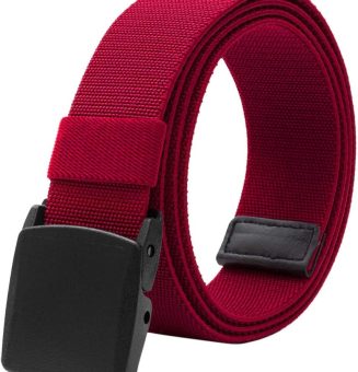 メンズ 伸縮ベルト 登山 作業服 丈夫 調整可能 男女兼用 カジュアル S級プラスチックバックル【幅38mm長125cm】